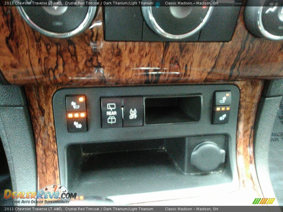 2013 Chevrolet Traverse LT AWD Crystal Red Tintcoat / Dark Titanium/Light Titanium Photo #10