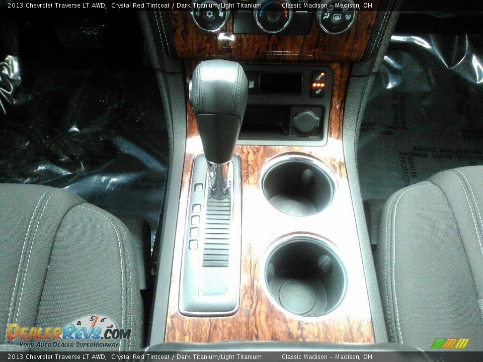 2013 Chevrolet Traverse LT AWD Crystal Red Tintcoat / Dark Titanium/Light Titanium Photo #11