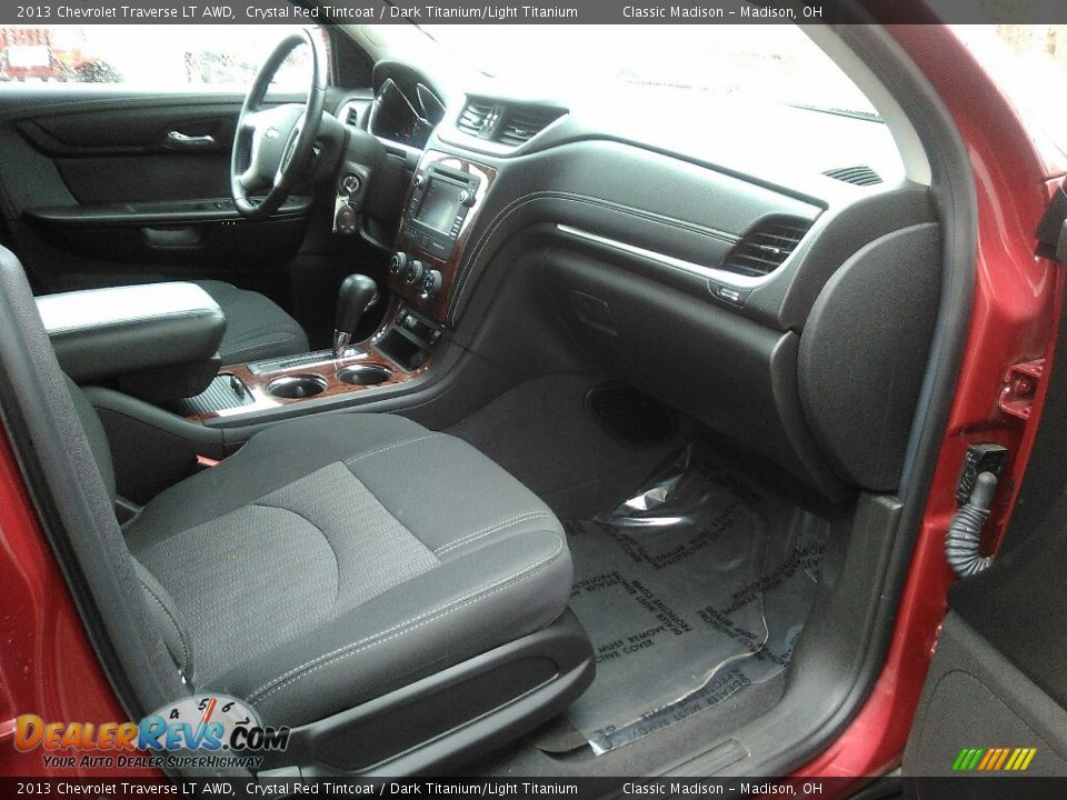 2013 Chevrolet Traverse LT AWD Crystal Red Tintcoat / Dark Titanium/Light Titanium Photo #13