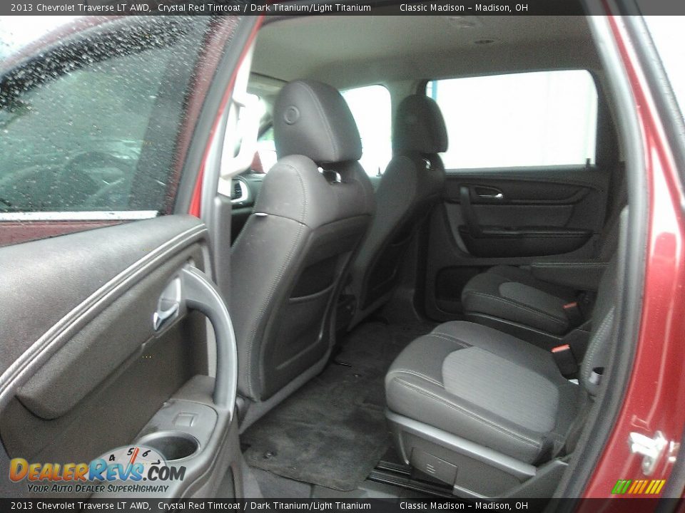 2013 Chevrolet Traverse LT AWD Crystal Red Tintcoat / Dark Titanium/Light Titanium Photo #14