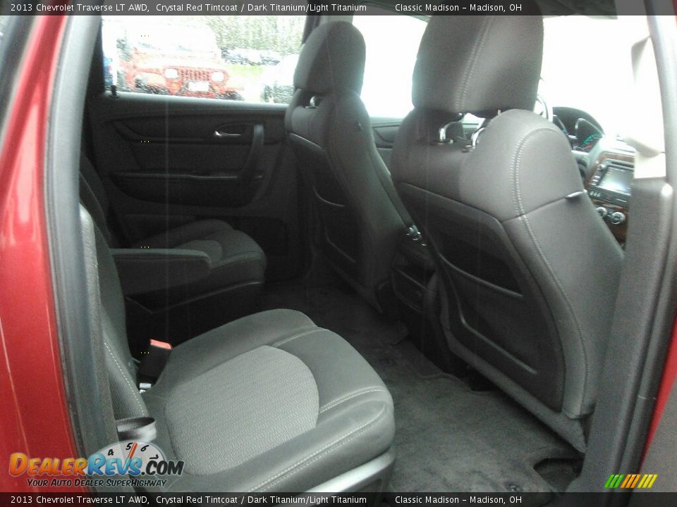 2013 Chevrolet Traverse LT AWD Crystal Red Tintcoat / Dark Titanium/Light Titanium Photo #15