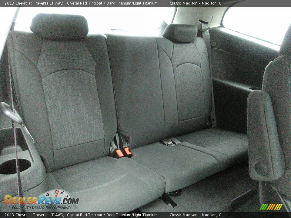 2013 Chevrolet Traverse LT AWD Crystal Red Tintcoat / Dark Titanium/Light Titanium Photo #16