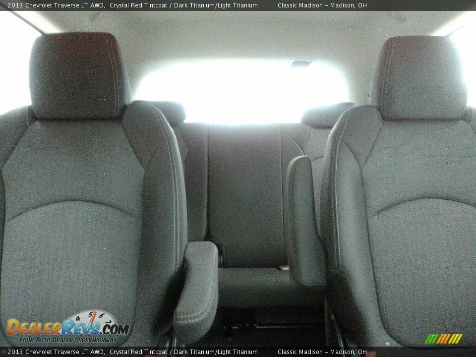 2013 Chevrolet Traverse LT AWD Crystal Red Tintcoat / Dark Titanium/Light Titanium Photo #17