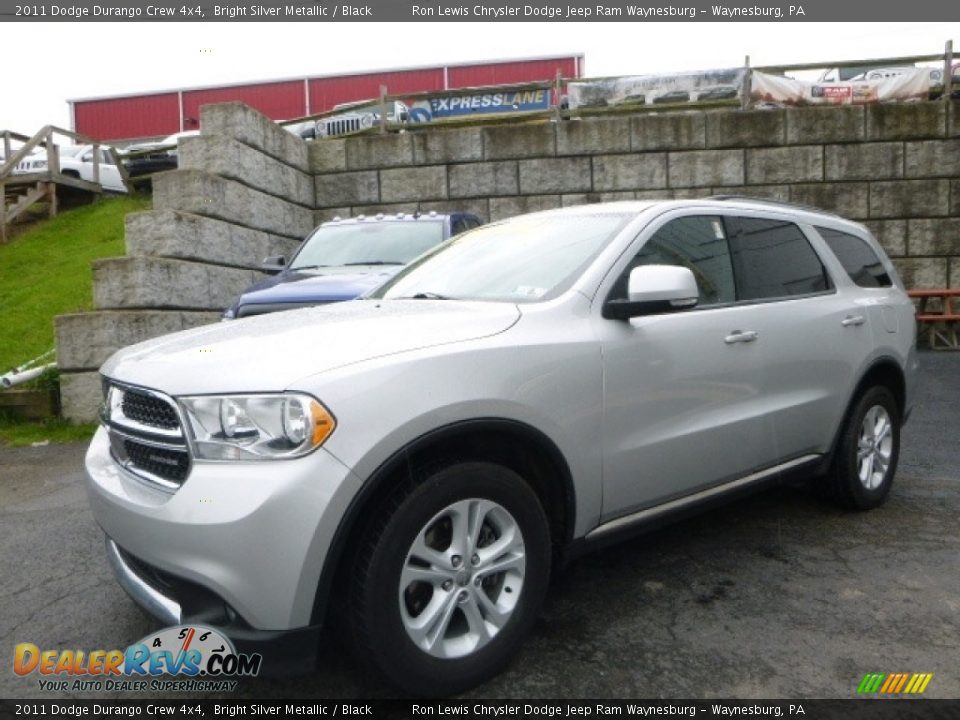 2011 Dodge Durango Crew 4x4 Bright Silver Metallic / Black Photo #1