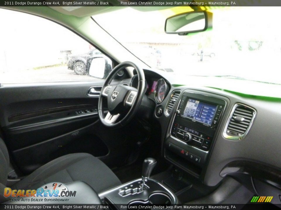 2011 Dodge Durango Crew 4x4 Bright Silver Metallic / Black Photo #10