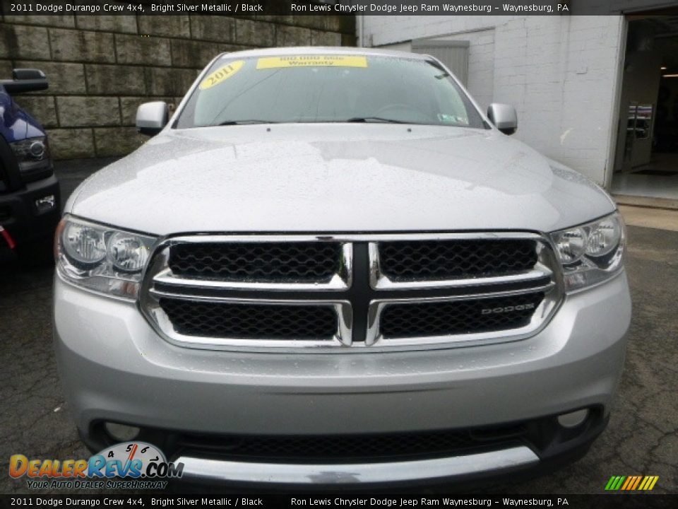 2011 Dodge Durango Crew 4x4 Bright Silver Metallic / Black Photo #12