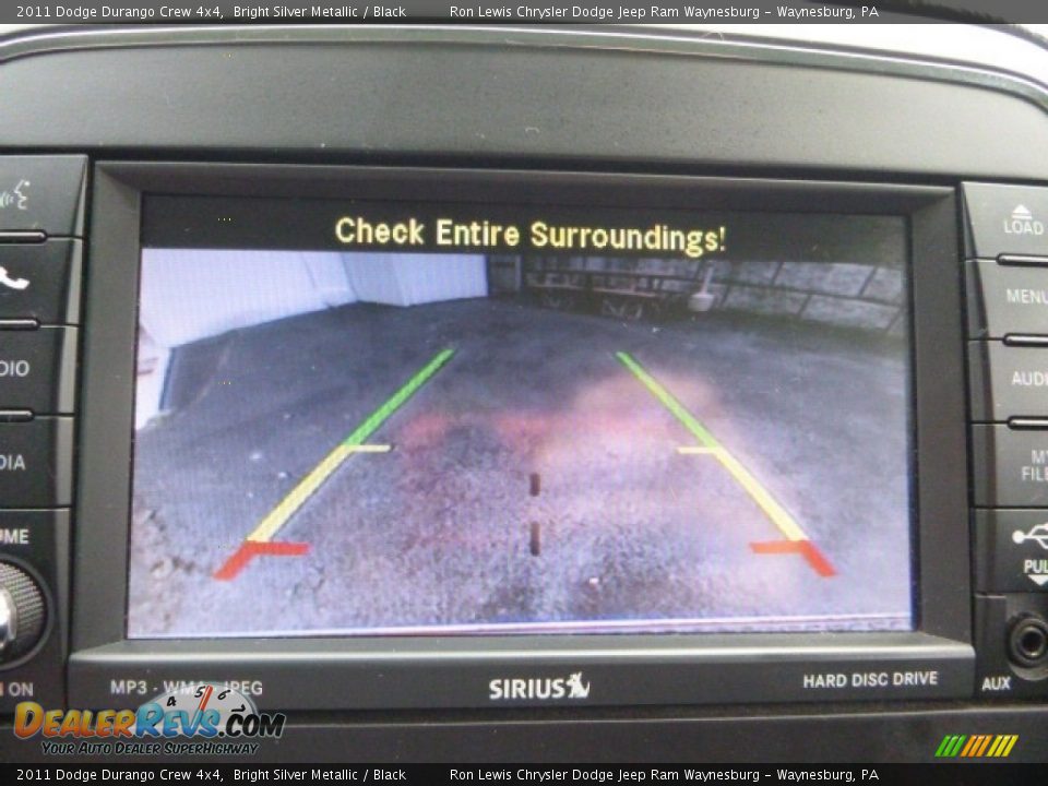 2011 Dodge Durango Crew 4x4 Bright Silver Metallic / Black Photo #17