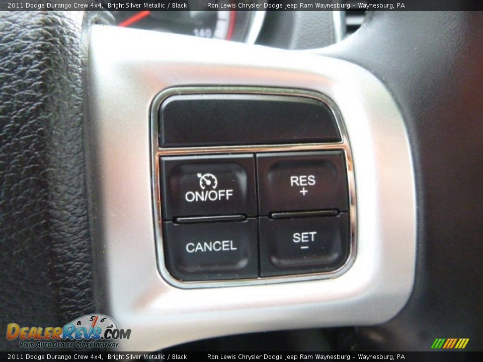 2011 Dodge Durango Crew 4x4 Bright Silver Metallic / Black Photo #19