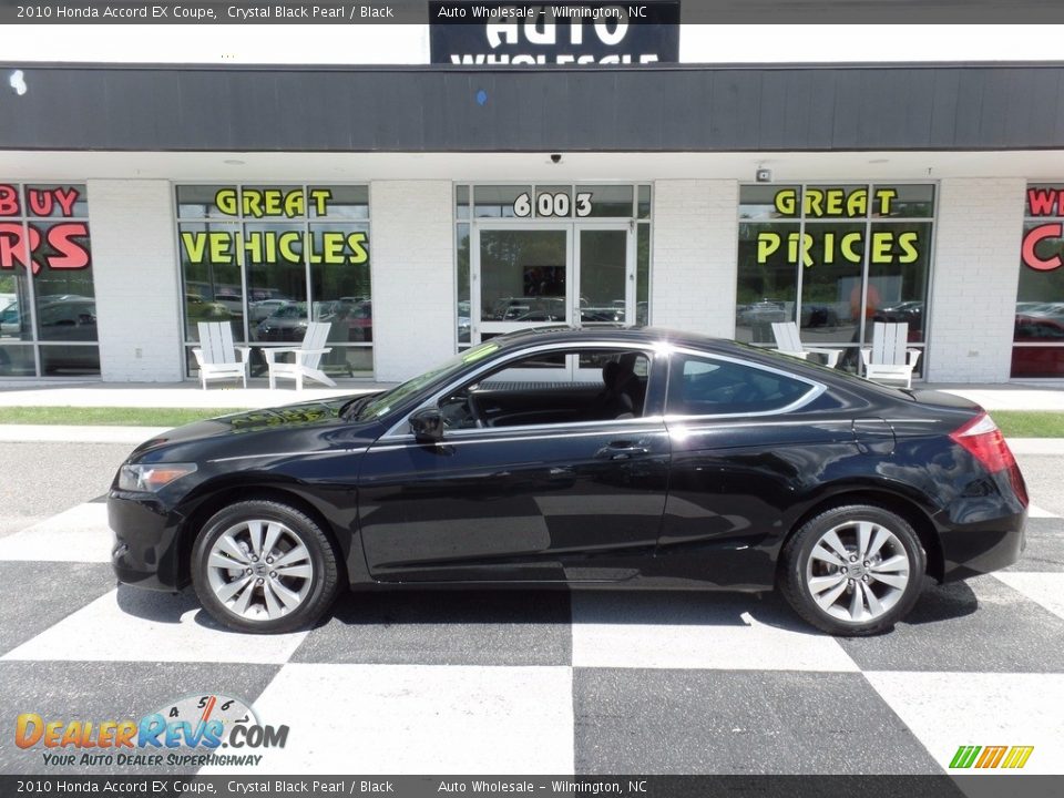 2010 Honda Accord EX Coupe Crystal Black Pearl / Black Photo #1
