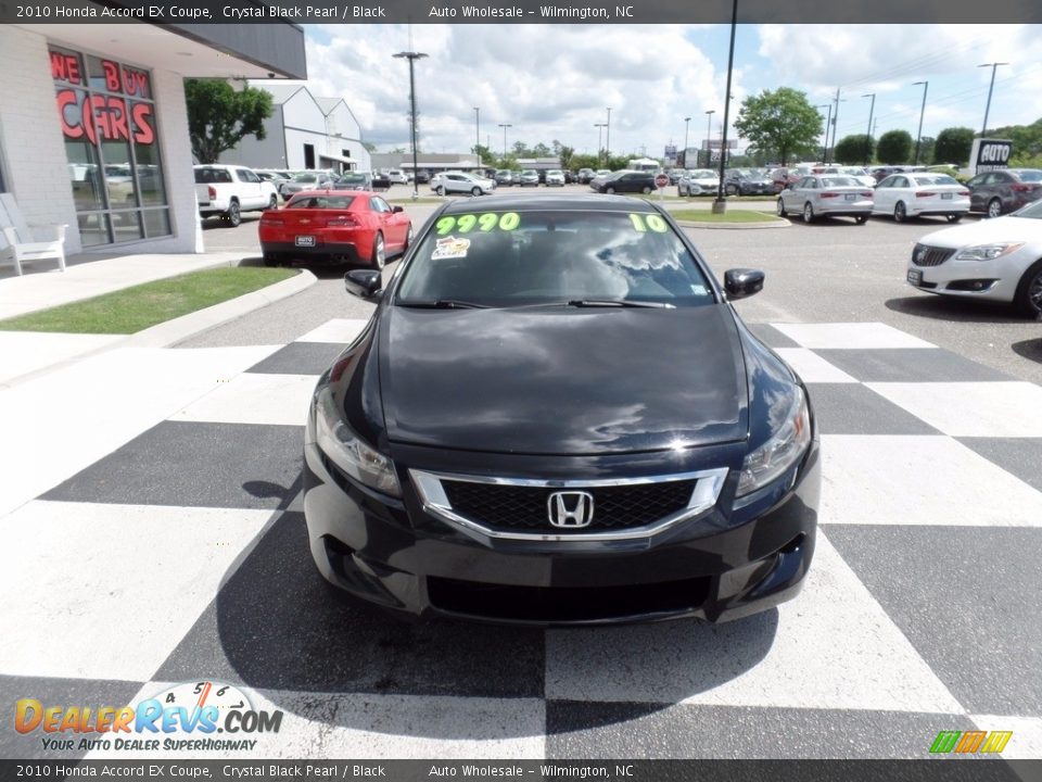 2010 Honda Accord EX Coupe Crystal Black Pearl / Black Photo #2