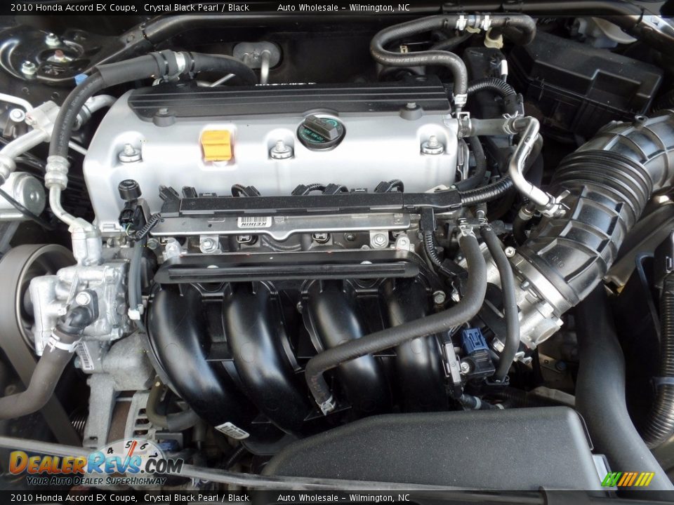 2010 Honda Accord EX Coupe Crystal Black Pearl / Black Photo #6