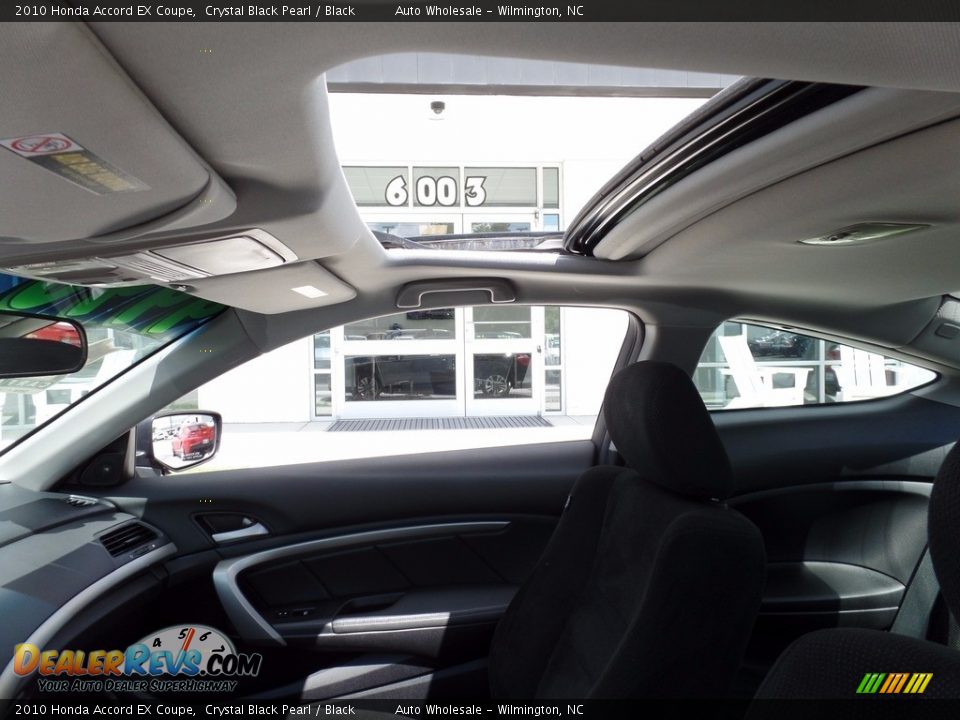 2010 Honda Accord EX Coupe Crystal Black Pearl / Black Photo #11