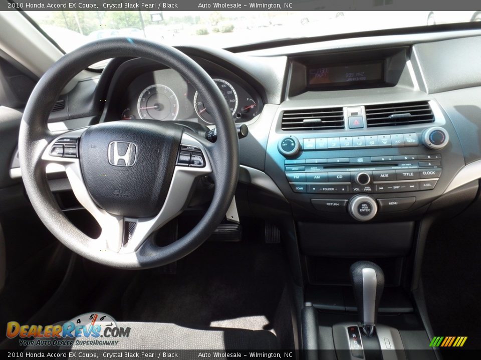2010 Honda Accord EX Coupe Crystal Black Pearl / Black Photo #15