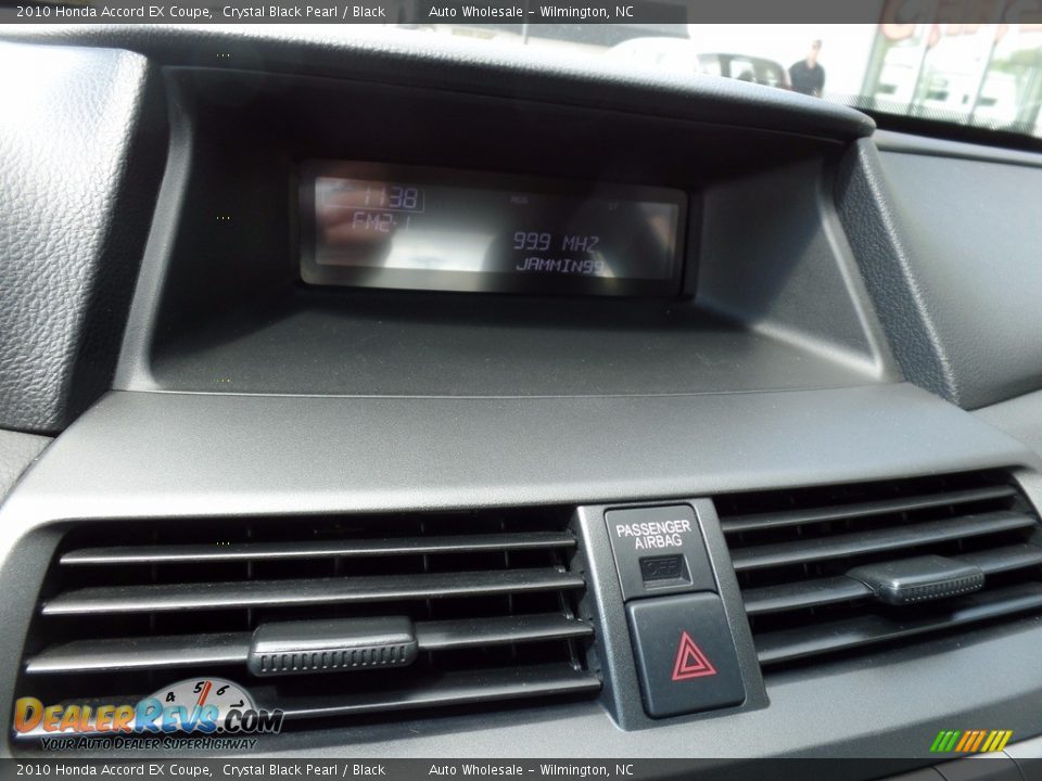 2010 Honda Accord EX Coupe Crystal Black Pearl / Black Photo #17