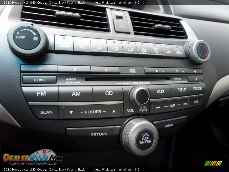 2010 Honda Accord EX Coupe Crystal Black Pearl / Black Photo #18