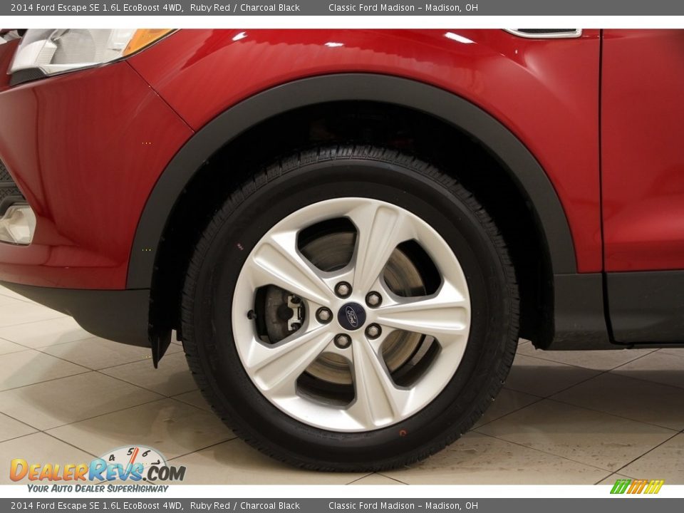 2014 Ford Escape SE 1.6L EcoBoost 4WD Ruby Red / Charcoal Black Photo #26