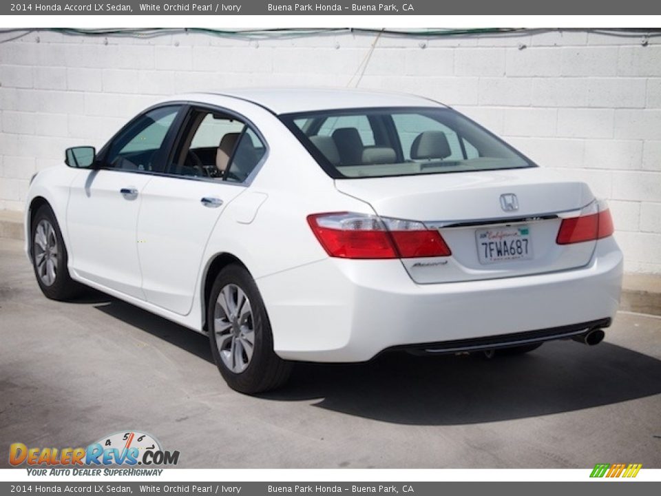 2014 Honda Accord LX Sedan White Orchid Pearl / Ivory Photo #2