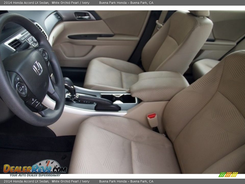 2014 Honda Accord LX Sedan White Orchid Pearl / Ivory Photo #3