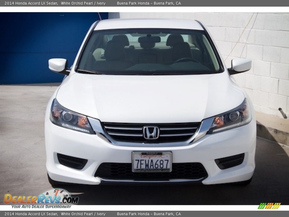 2014 Honda Accord LX Sedan White Orchid Pearl / Ivory Photo #7