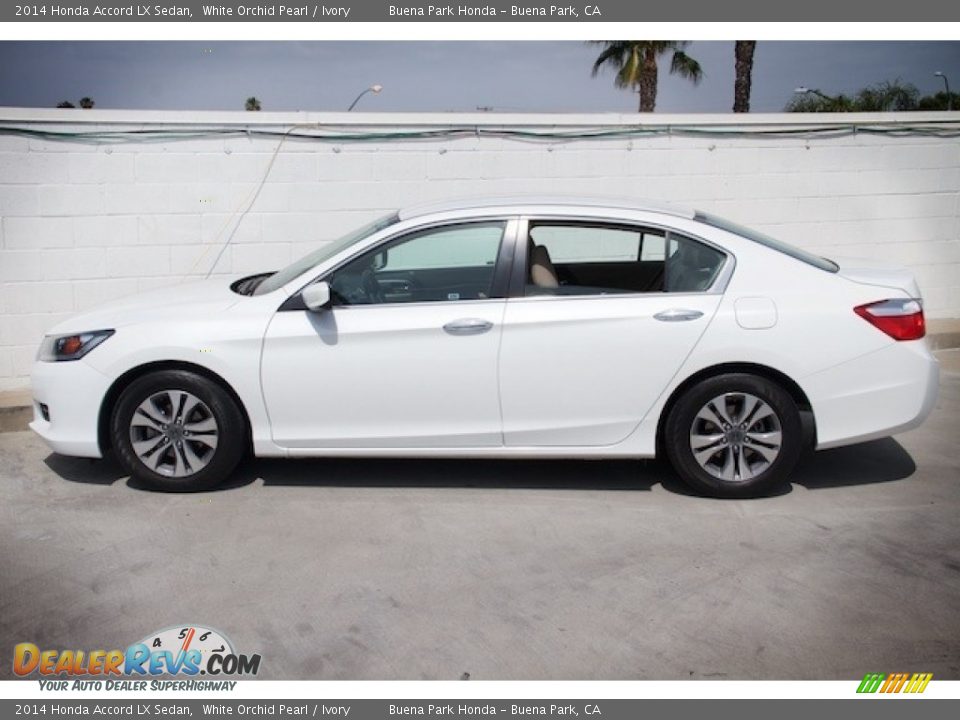 2014 Honda Accord LX Sedan White Orchid Pearl / Ivory Photo #8