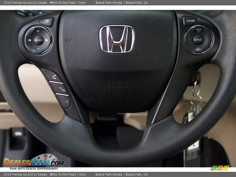 2014 Honda Accord LX Sedan White Orchid Pearl / Ivory Photo #11