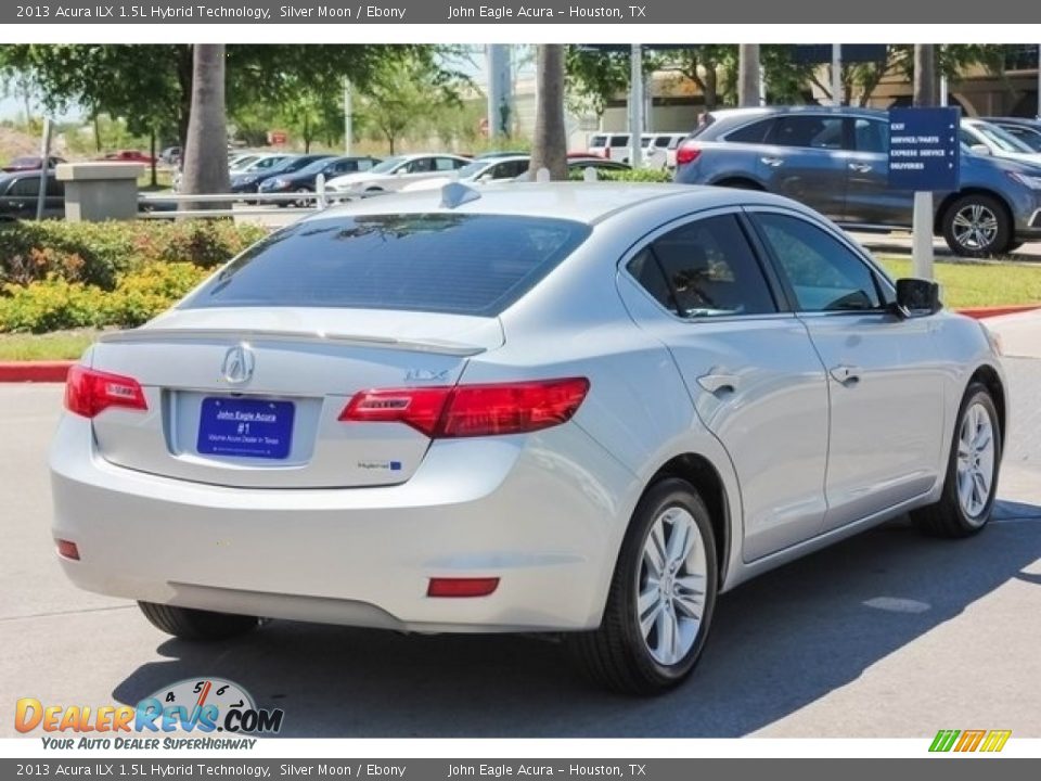 2013 Acura ILX 1.5L Hybrid Technology Silver Moon / Ebony Photo #7