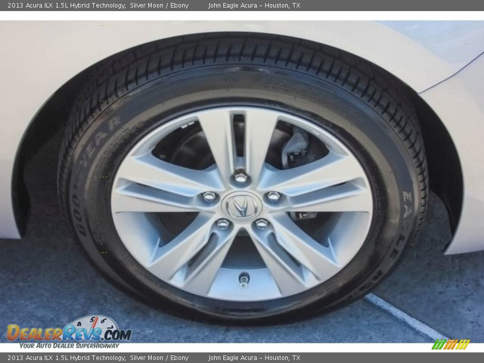 2013 Acura ILX 1.5L Hybrid Technology Silver Moon / Ebony Photo #11