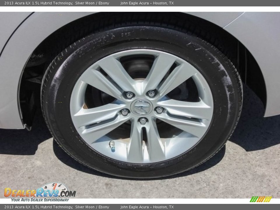 2013 Acura ILX 1.5L Hybrid Technology Silver Moon / Ebony Photo #13
