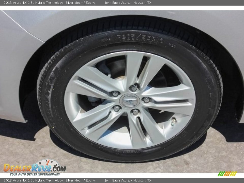 2013 Acura ILX 1.5L Hybrid Technology Silver Moon / Ebony Photo #14