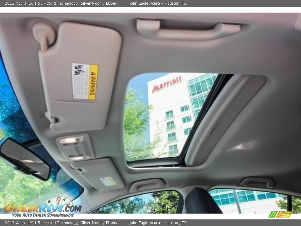 2013 Acura ILX 1.5L Hybrid Technology Silver Moon / Ebony Photo #17