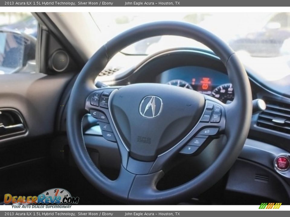 2013 Acura ILX 1.5L Hybrid Technology Silver Moon / Ebony Photo #28