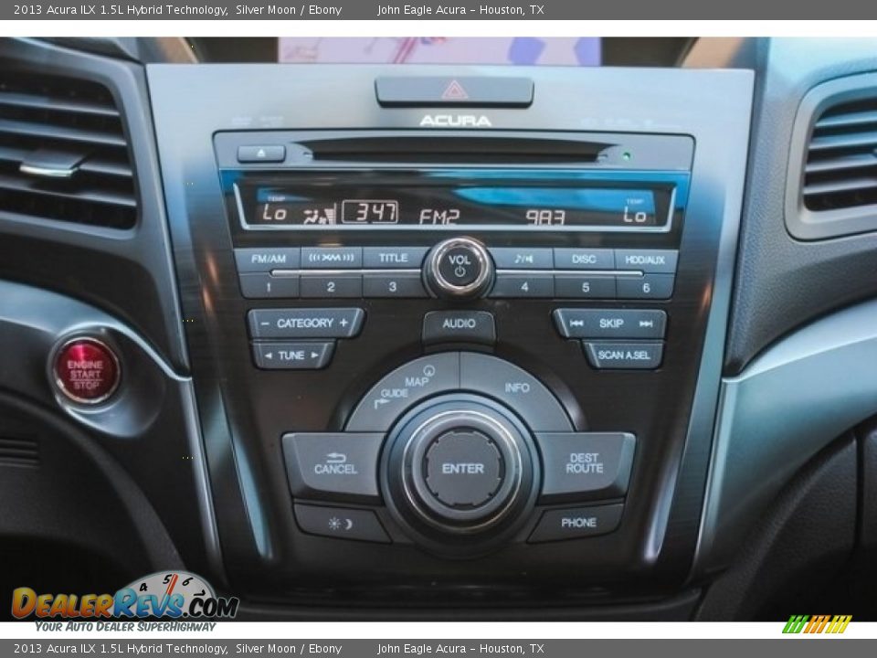 2013 Acura ILX 1.5L Hybrid Technology Silver Moon / Ebony Photo #31