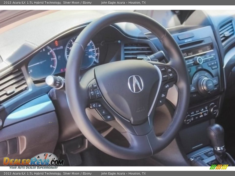 2013 Acura ILX 1.5L Hybrid Technology Silver Moon / Ebony Photo #34