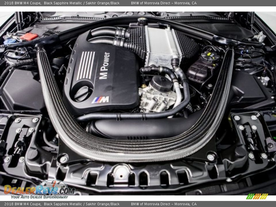 2018 BMW M4 Coupe 3.0 Liter M TwinPower Turbocharged DOHC 24-Valve VVT Inline 6 Cylinder Engine Photo #8