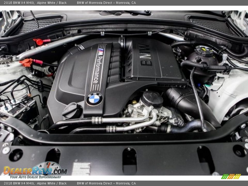 2018 BMW X4 M40i 3.0 Liter M DI TwinPower Turbocharged DOHC 24-Valve VVT Inline 6 Cylinder Engine Photo #8