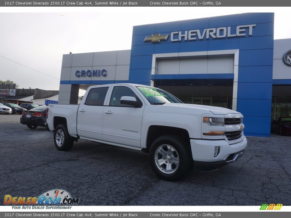 2017 Chevrolet Silverado 1500 LT Crew Cab 4x4 Summit White / Jet Black Photo #1