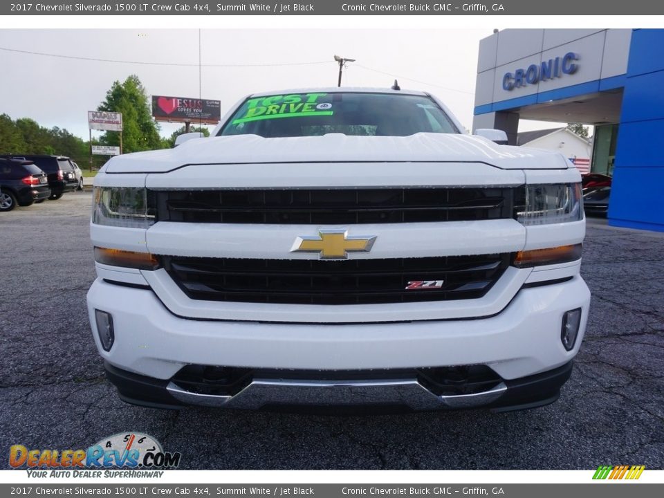 2017 Chevrolet Silverado 1500 LT Crew Cab 4x4 Summit White / Jet Black Photo #2