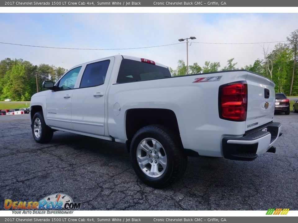 2017 Chevrolet Silverado 1500 LT Crew Cab 4x4 Summit White / Jet Black Photo #5