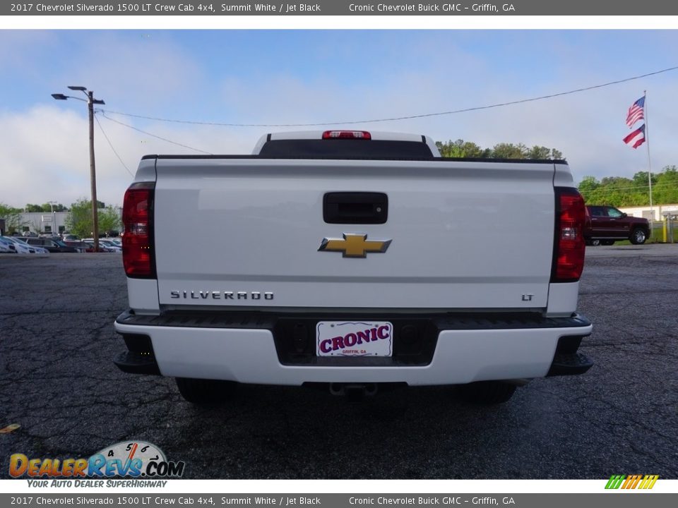 2017 Chevrolet Silverado 1500 LT Crew Cab 4x4 Summit White / Jet Black Photo #6