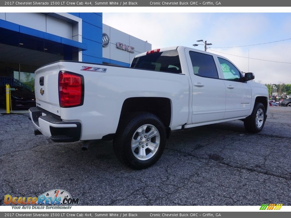 2017 Chevrolet Silverado 1500 LT Crew Cab 4x4 Summit White / Jet Black Photo #7