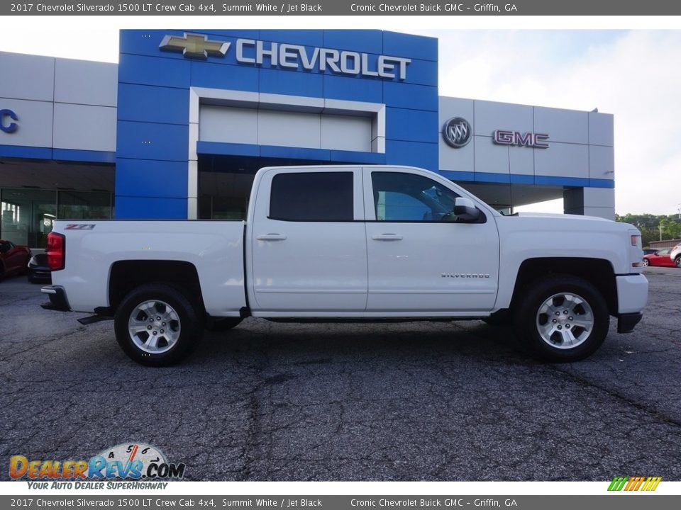 2017 Chevrolet Silverado 1500 LT Crew Cab 4x4 Summit White / Jet Black Photo #8