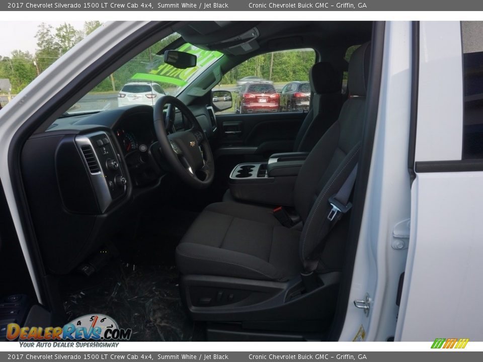 2017 Chevrolet Silverado 1500 LT Crew Cab 4x4 Summit White / Jet Black Photo #9