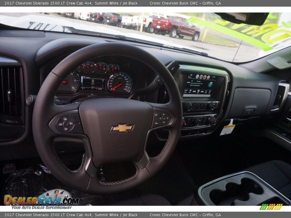 2017 Chevrolet Silverado 1500 LT Crew Cab 4x4 Summit White / Jet Black Photo #10
