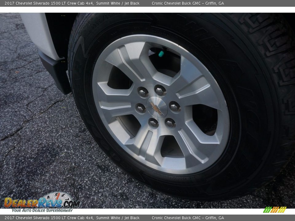 2017 Chevrolet Silverado 1500 LT Crew Cab 4x4 Summit White / Jet Black Photo #11
