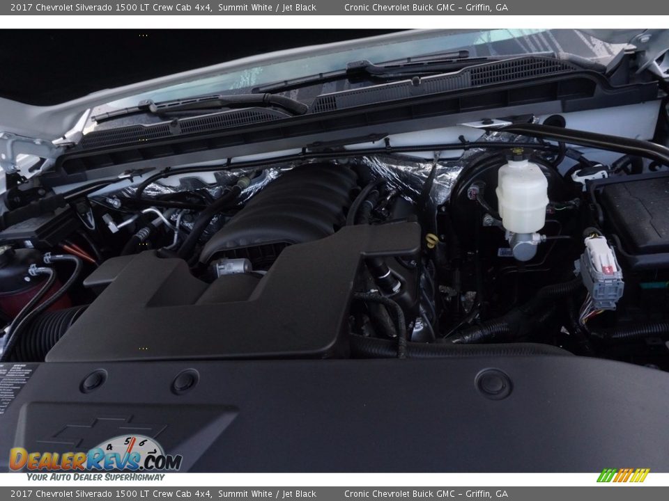 2017 Chevrolet Silverado 1500 LT Crew Cab 4x4 Summit White / Jet Black Photo #12