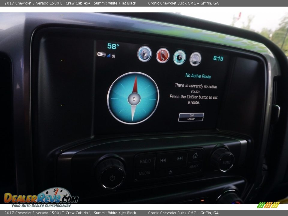 2017 Chevrolet Silverado 1500 LT Crew Cab 4x4 Summit White / Jet Black Photo #14