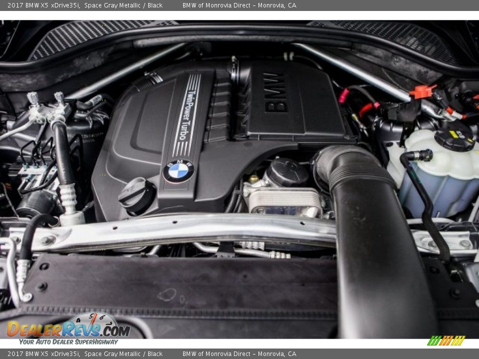 2017 BMW X5 xDrive35i Space Gray Metallic / Black Photo #8