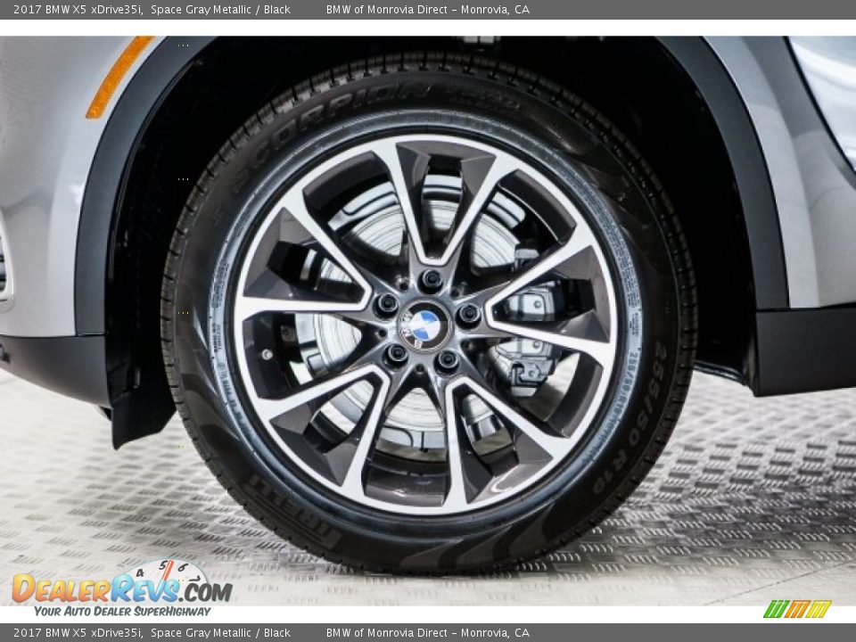 2017 BMW X5 xDrive35i Space Gray Metallic / Black Photo #9