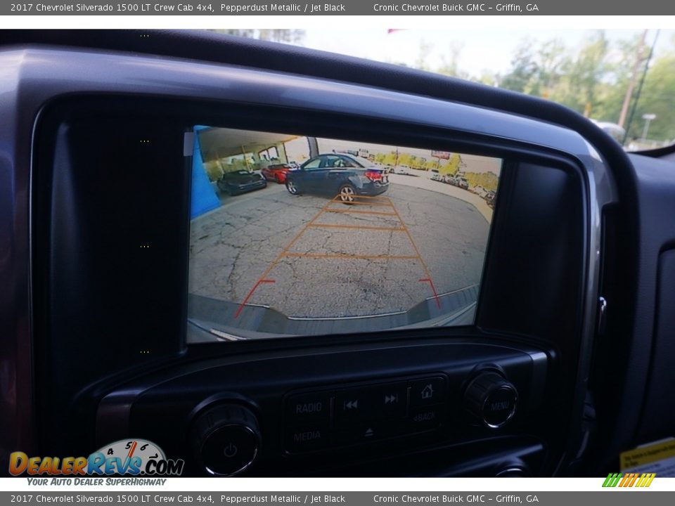 2017 Chevrolet Silverado 1500 LT Crew Cab 4x4 Pepperdust Metallic / Jet Black Photo #14