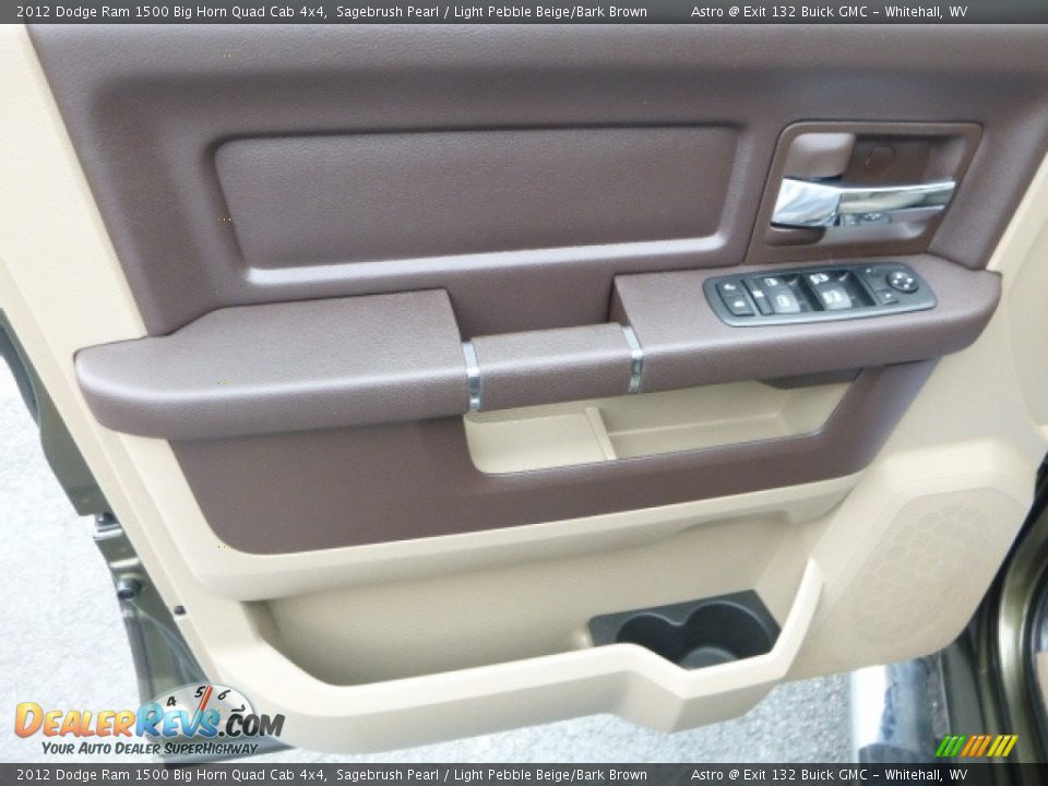 2012 Dodge Ram 1500 Big Horn Quad Cab 4x4 Sagebrush Pearl / Light Pebble Beige/Bark Brown Photo #13